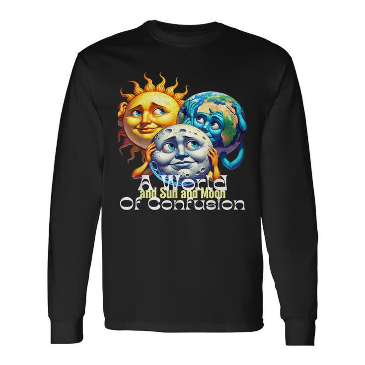 Eclipse 2024 Hilarious Take On The Eclipse Alignment Long Sleeve T-Shirt Gifts ideas
