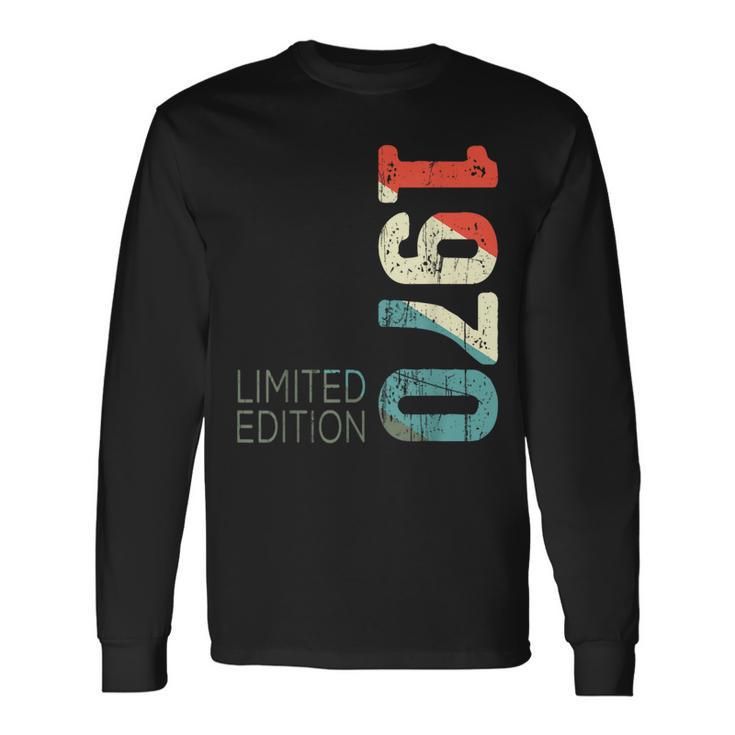 Edición Limitada 1970Intage 1970 Retro Classic 1970 Camiseta de manga larga