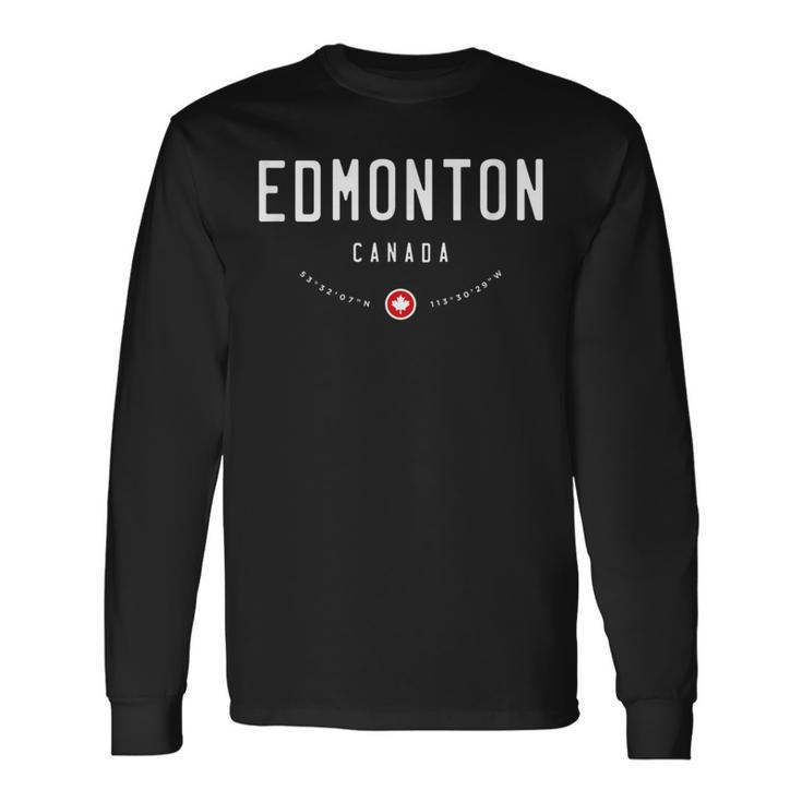 Edmonton Alberta Canada Langarmshirts Geschenkideen