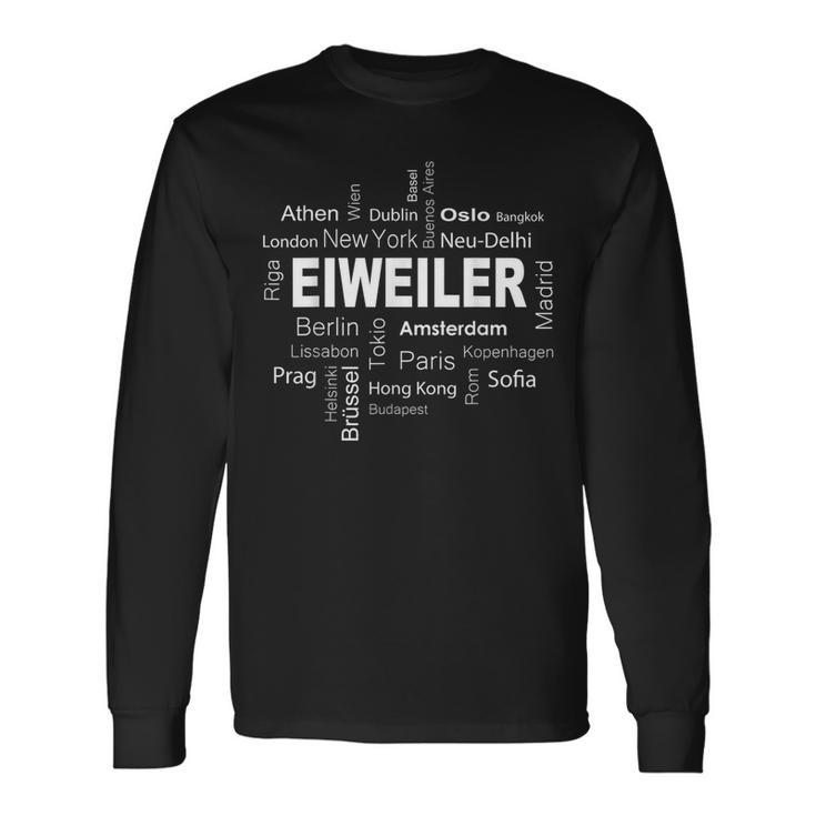 Eiweiler Meine Hauptstadt Langarmshirts Geschenkideen