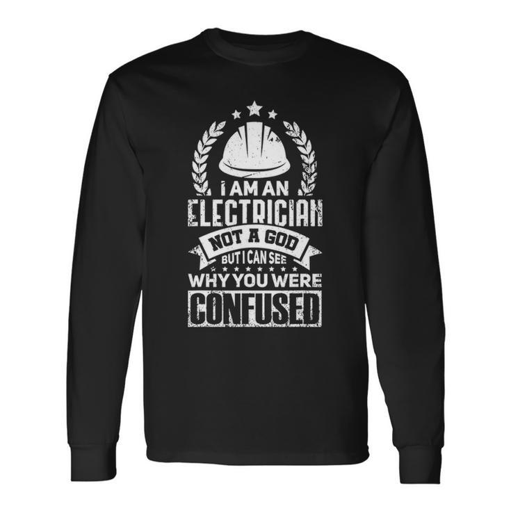 Electrician  Idea For Electrical Engineer Long Sleeve T-Shirt