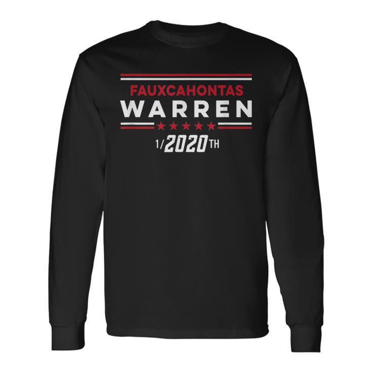 Elizabeth Fauxcahontas Warren 12020Th Maga Long Sleeve T-Shirt