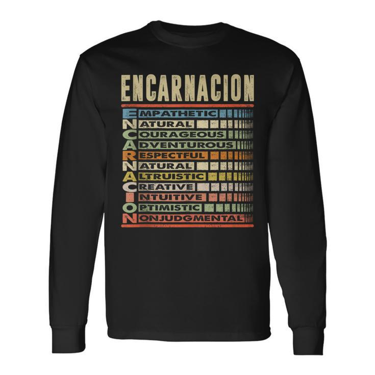 Encarnacion Family Name Encarnacion Last Name Team Long Sleeve T-Shirt