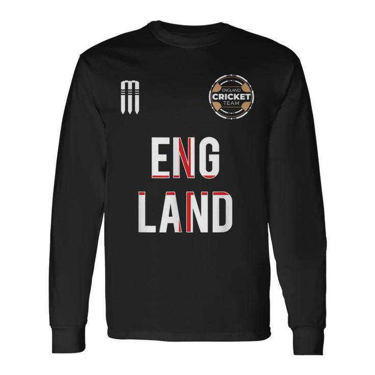 England Cricket Jersey National Fans English Cricket Long Sleeve T-Shirt