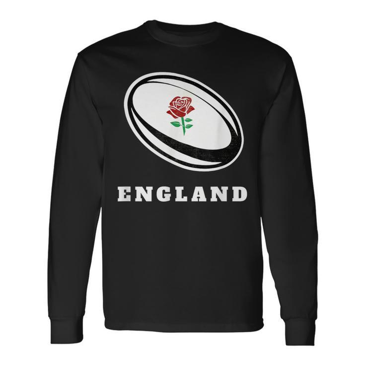 England Rugby Ball Long Sleeve T-Shirt