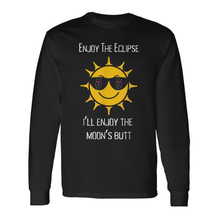 Enjoy The Total Solar Eclipse I'll Enjoy The Moon's Butt Sweatshirt | Mazezy