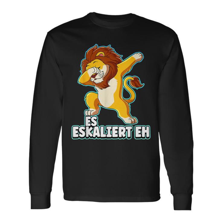 Es Eskaliert Eh Lion Black S Langarmshirts Geschenkideen