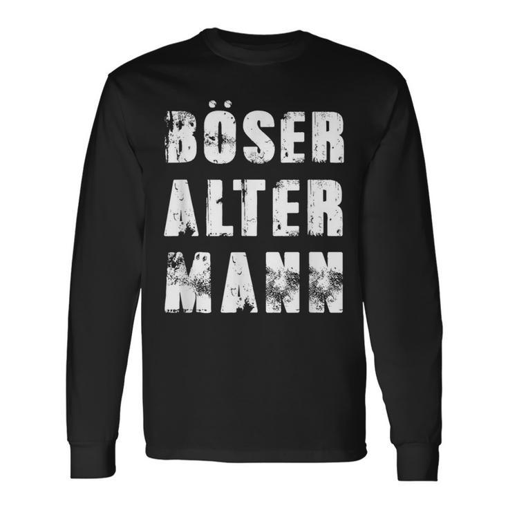 Evil Old Man Idea For Men Langarmshirts Geschenkideen