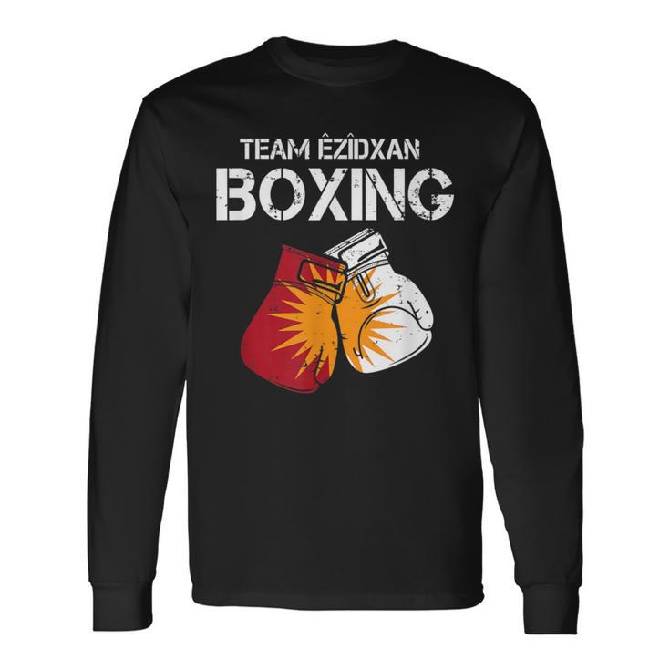 Exidxan Ezidi Yezidi Flag Langarmshirts Geschenkideen