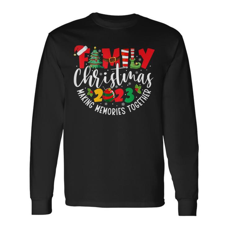 Family Christmas 2023 Squad Xmas Matching For Family Long Sleeve T-Shirt