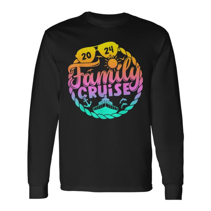 Family Cruise 2024 Matching Group Family Summer Vacation Long Sleeve T-Shirt Gifts ideas