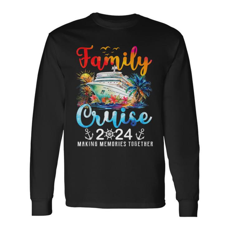 Family Cruise Matching Family Cruise Ship Vacation Trip 2024 Long Sleeve T-Shirt