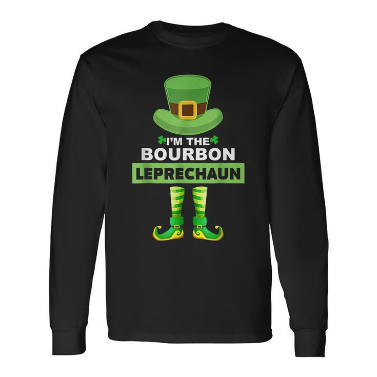 Family Matching I'm The Bourbon Leprechaun St Patrick's Day Long Sleeve T-Shirt