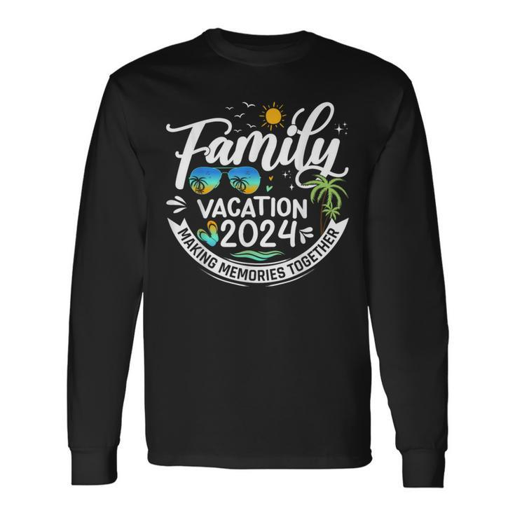 Family Vacation 2024 Beach Matching Summer Vacation 2024 Long Sleeve T-Shirt