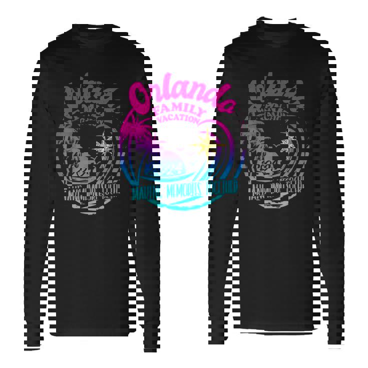Family Vacay Squad Trip Family Vacation Orlando 2024 Long Sleeve T-Shirt Gifts ideas