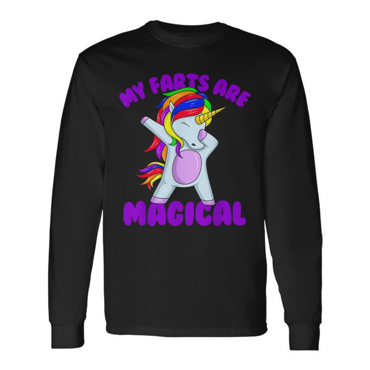 My Farts Are Magical Unicorn Embarrassing Long Sleeve T-Shirt