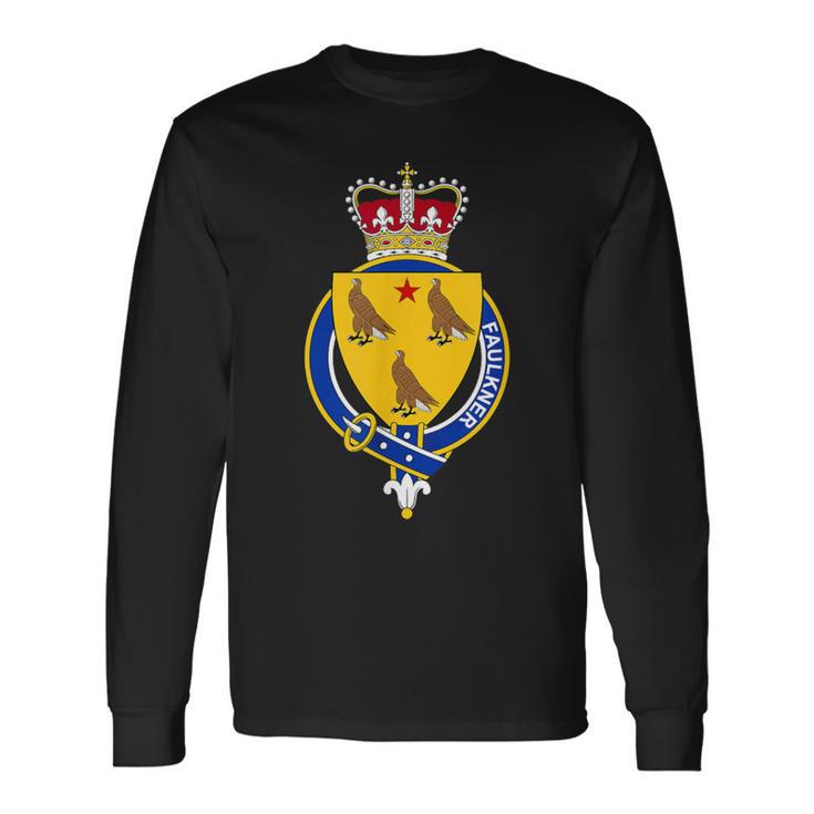 Faulkner Coat Of Arms Family Crest Long Sleeve T-Shirt