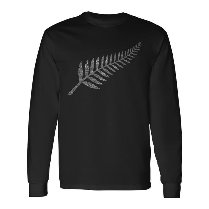 Fern New Zealand Slang For Kiwis Maori Nz New Zealand Langarmshirts Geschenkideen