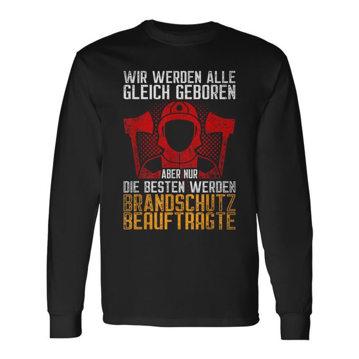 Feuerschutzbebeunger Fire Protection Association Langarmshirts Geschenkideen