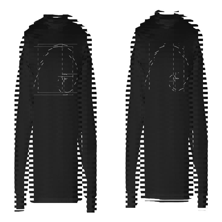 Fibonacci Día Oro Relación Matemáticas Y Ciencia Camiseta de manga larga