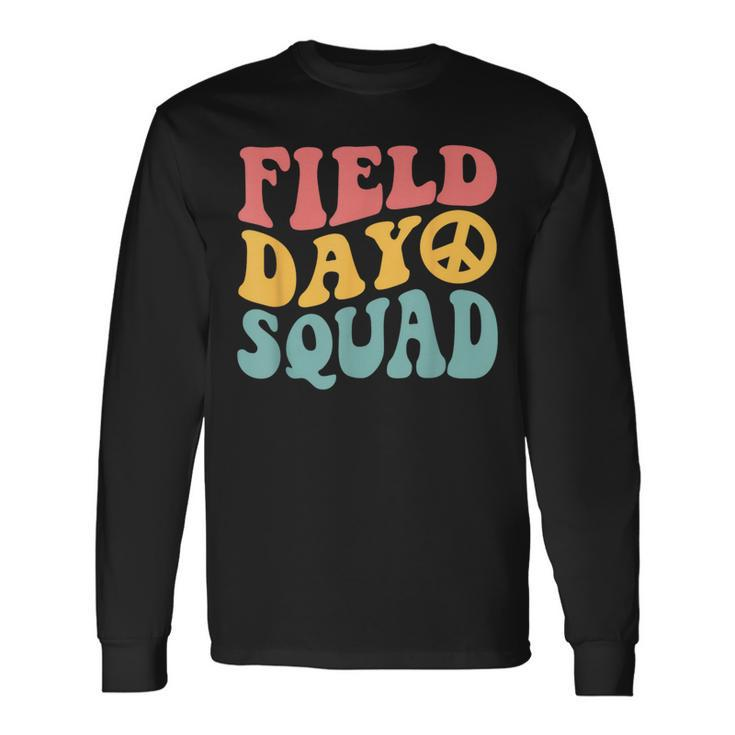 Field Day Squad Retro 70'S Happy Last Day Of School Long Sleeve T-Shirt