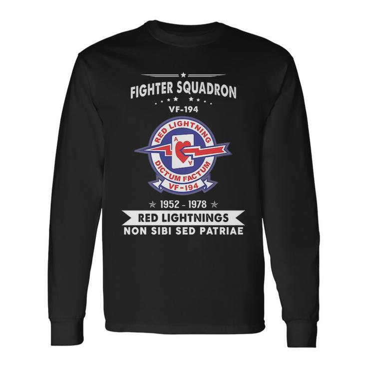 Fighter Squadron 194 Vf Long Sleeve T-Shirt Gifts ideas