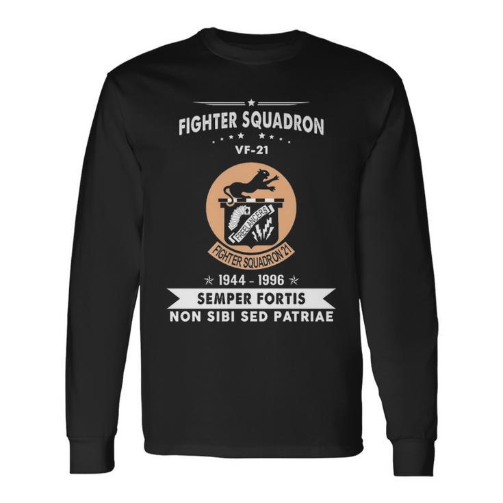 Fighter Squadron 21 Vf Long Sleeve T-Shirt