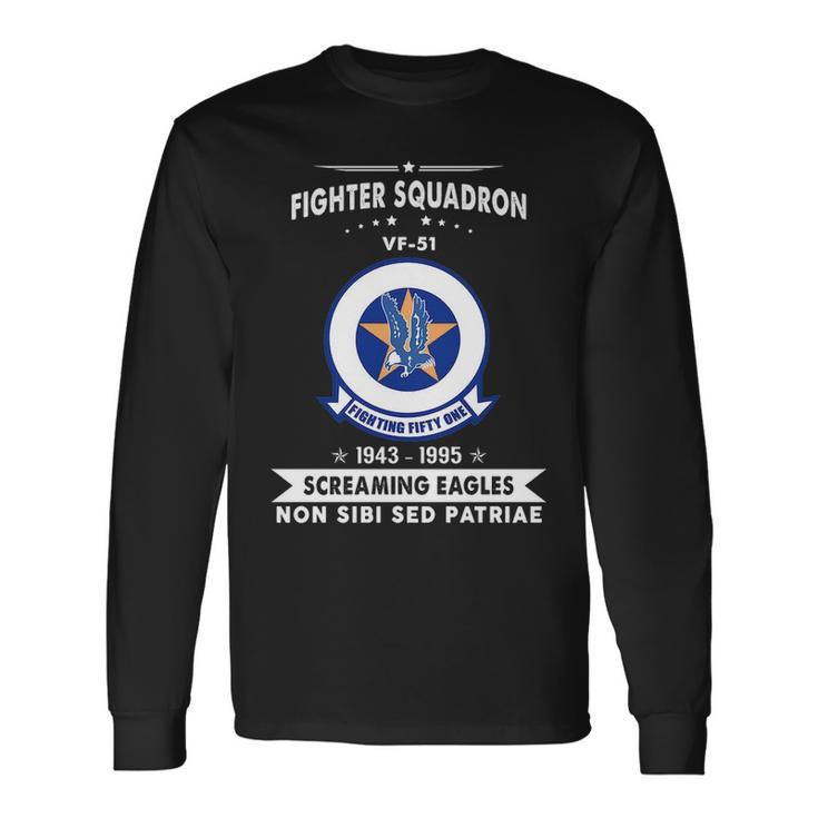 Fighter Squadron 51 Vf Long Sleeve T-Shirt