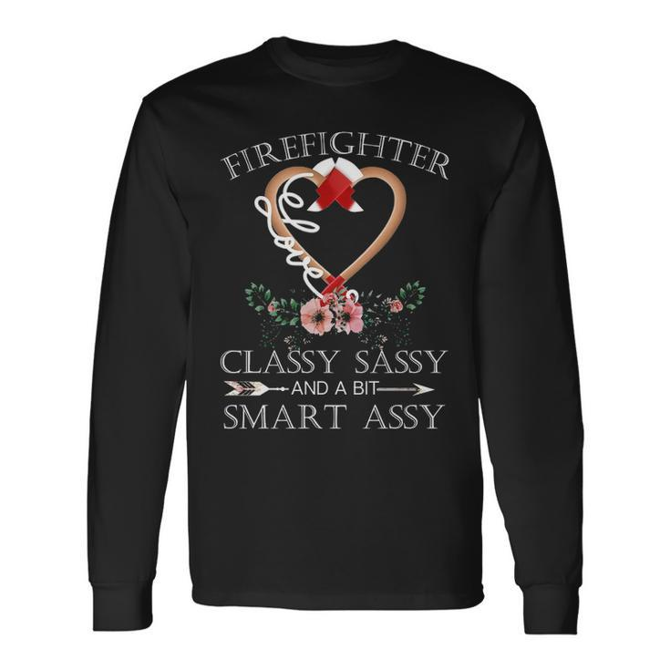 Firefighter Classy Smart Long Sleeve T-Shirt