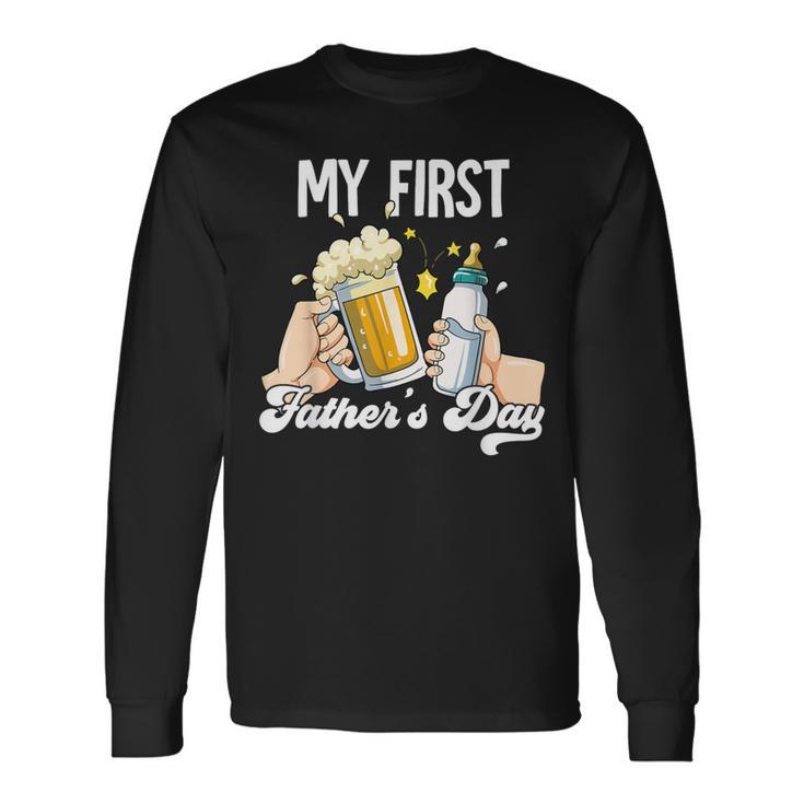 My First Fathers Day Long Sleeve T-Shirt