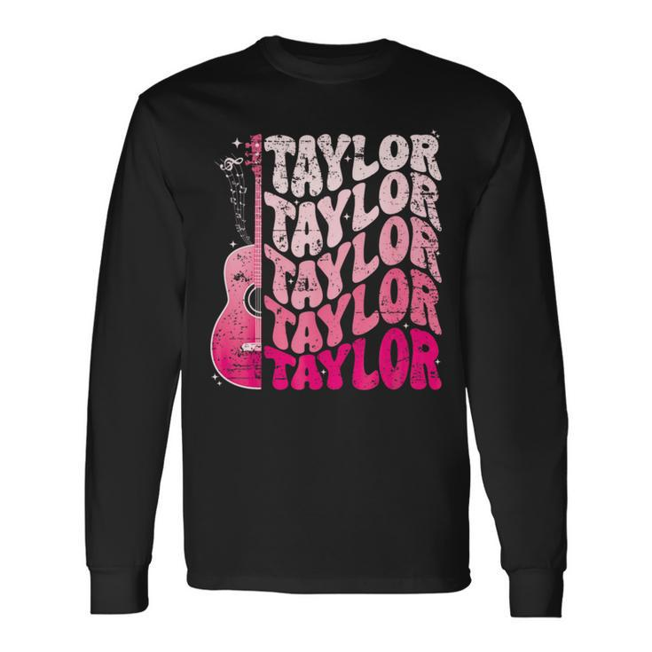 Firstname Taylor Cute Personalized First Name Taylor Vintage Long Sleeve T-Shirt Gifts ideas