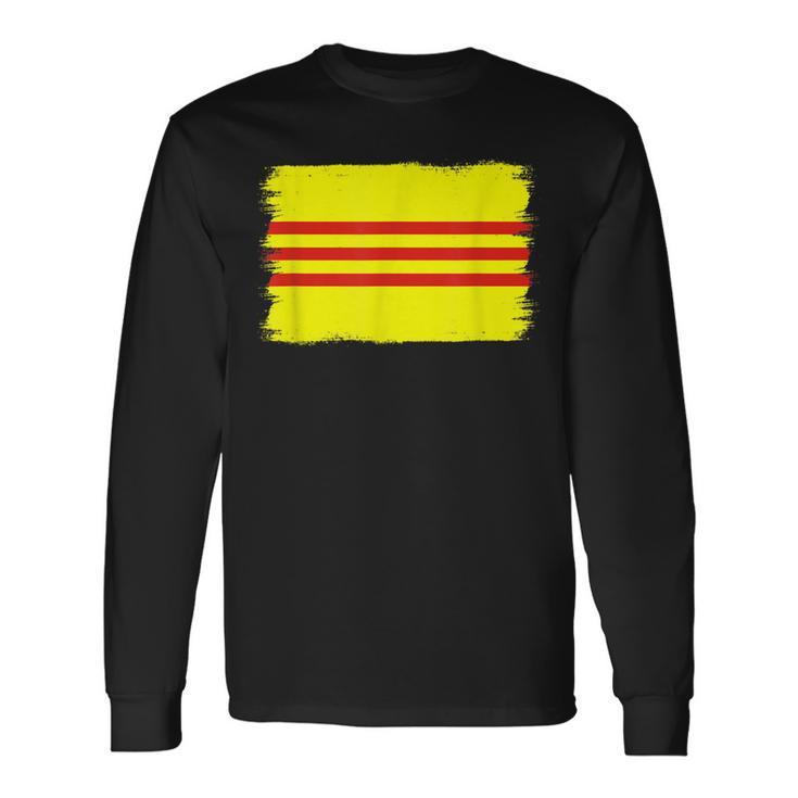 Flag Of South Vietnam Long Sleeve T-Shirt