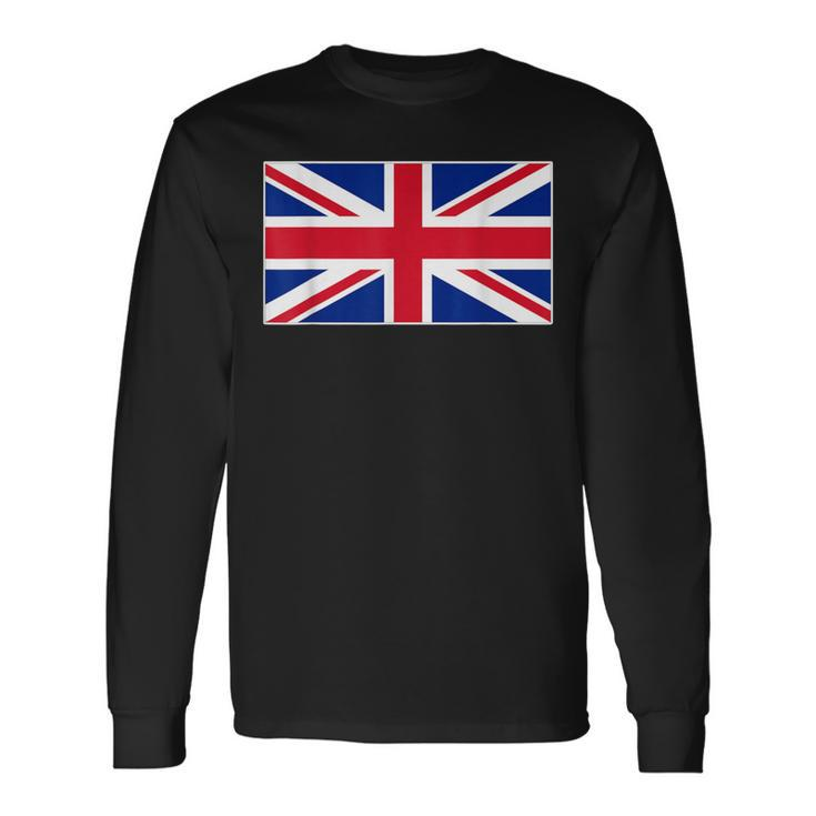 Flag United Kingdom Union Jack British Flags Top Long Sleeve T-Shirt