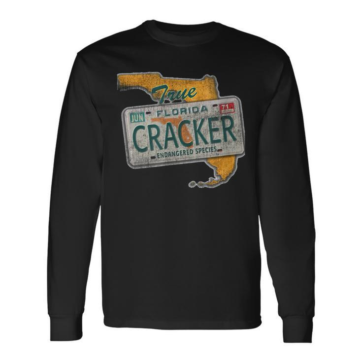 Florida Cracker Endangered Species Florida Native Long Sleeve T-Shirt