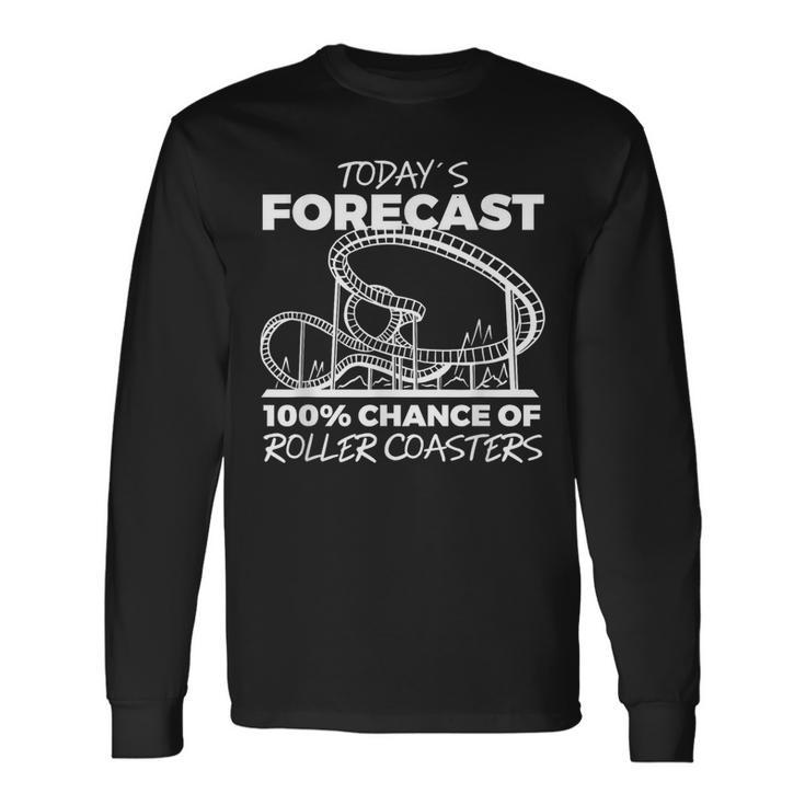 Forecast Roller Coasters Long Sleeve T-Shirt