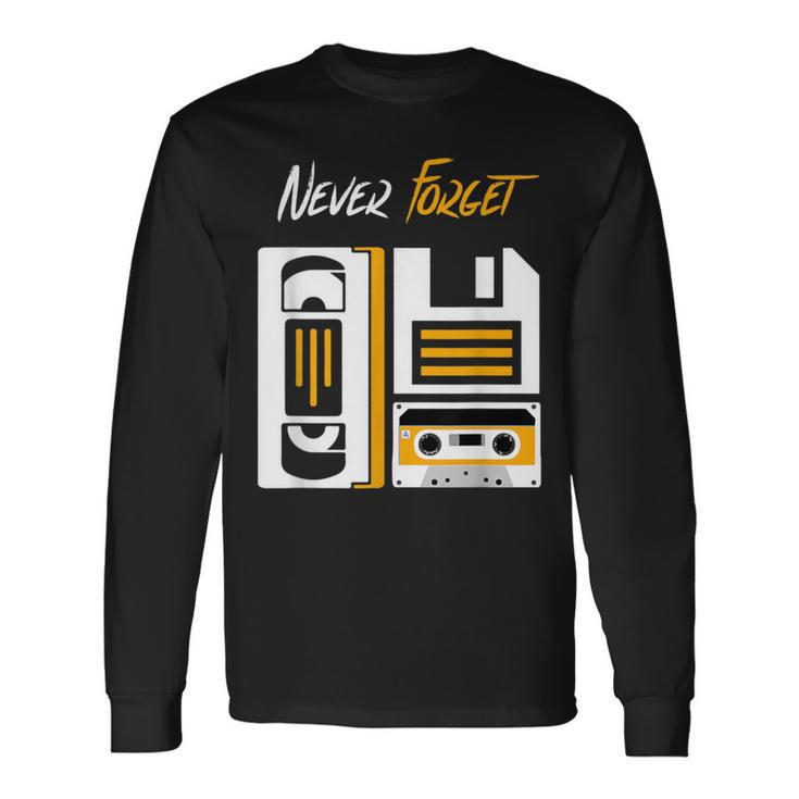 Never Forget Retro T Usual Price $2999 Long Sleeve T-Shirt