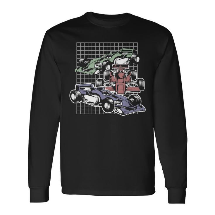 Formula Racing Fan Great For Speed Freaks Long Sleeve T-Shirt