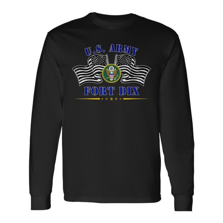 Fort Dix New Jersey Nj Army Base Basic Training Long Sleeve T-Shirt