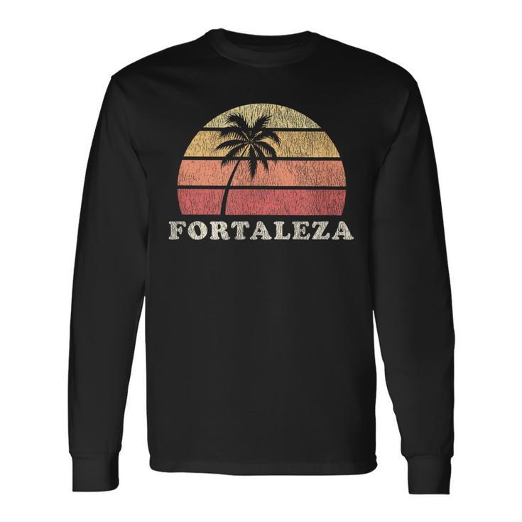 Fortaleza Vintage 70S Retro Throwback Long Sleeve T-Shirt