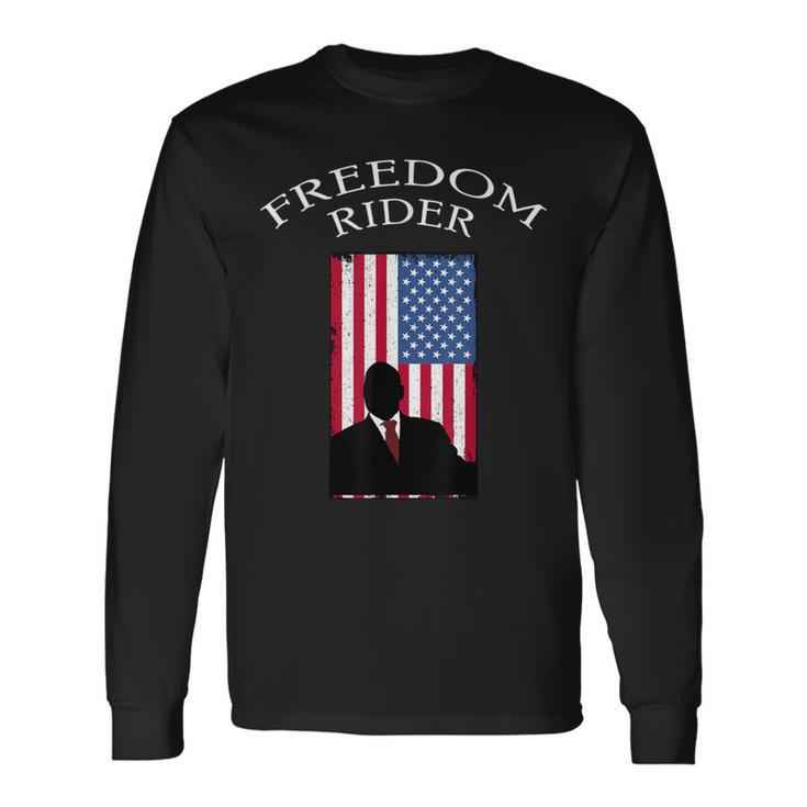 Freedom Rider America Long Sleeve T-Shirt