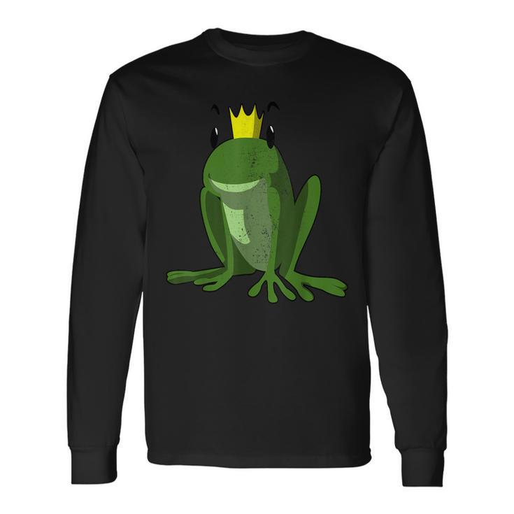 Frog Prince King Vintage Long Sleeve T-Shirt