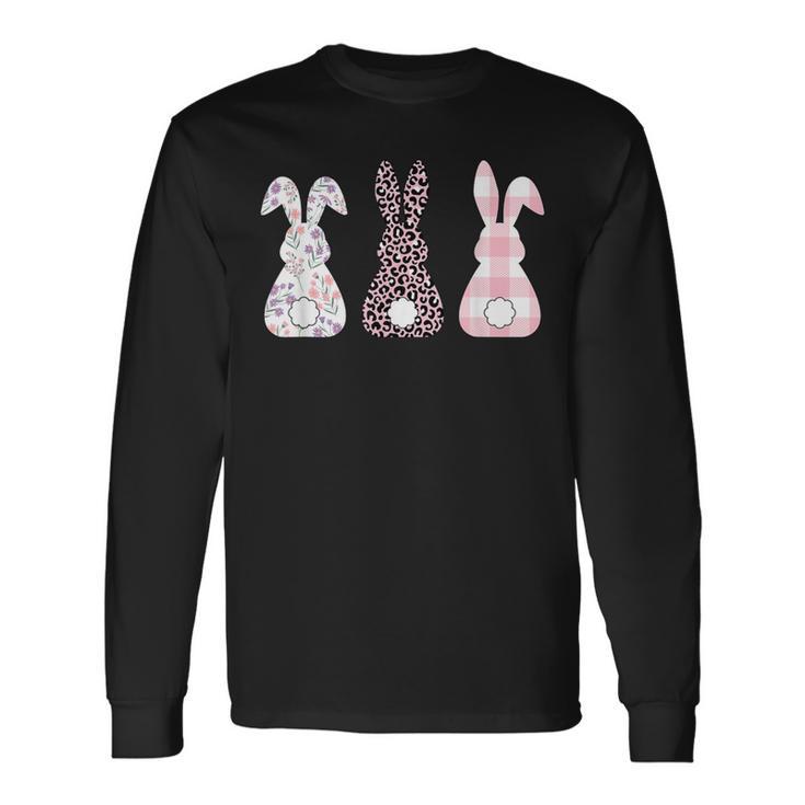 Frohe Ostern Cute Easter Bunny Rabbit Easter Bunny Langarmshirts Geschenkideen