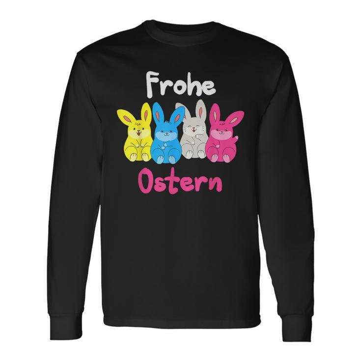 Frohe Ostern Easter Bunny Langarmshirts Geschenkideen