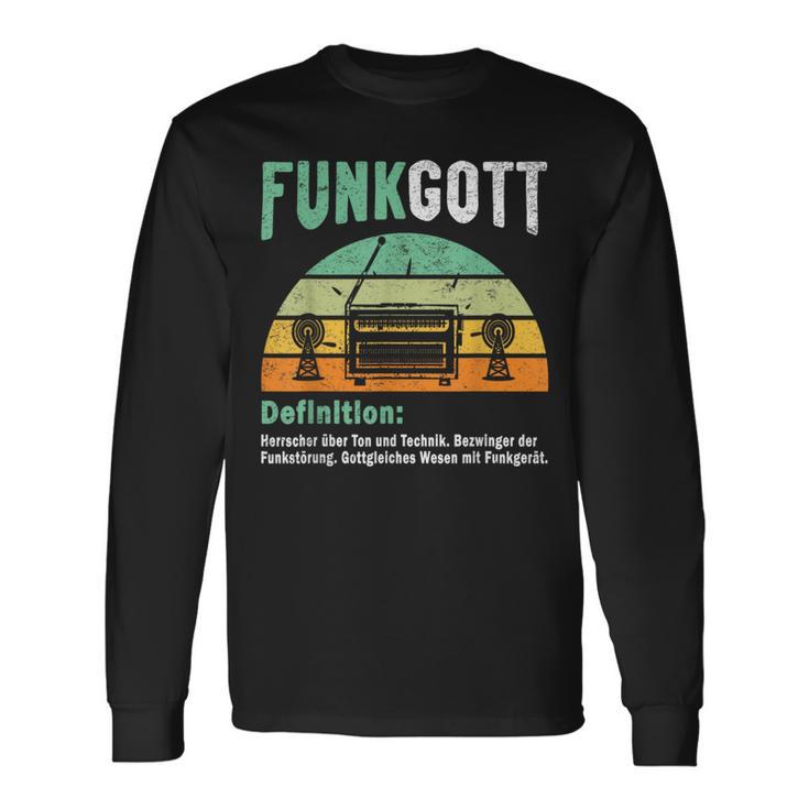 Funkgott Definition Spark Amateur Radio S Langarmshirts Geschenkideen