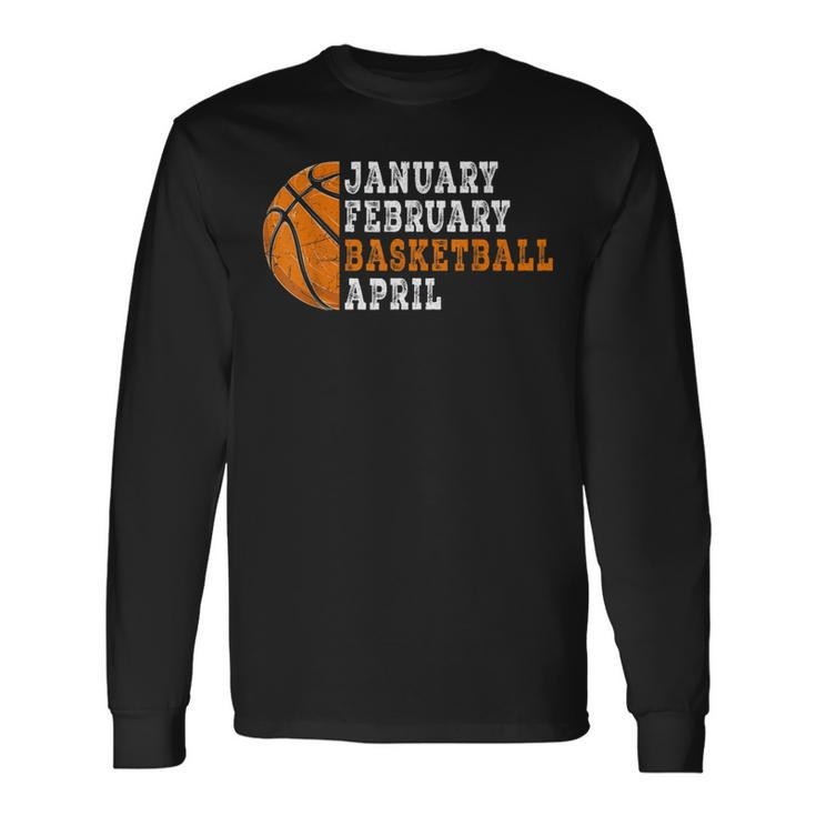 Basketball For Boys Long Sleeve T-Shirt