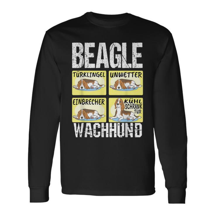 Beagle Dog Beagle Guard Dog Langarmshirts Geschenkideen