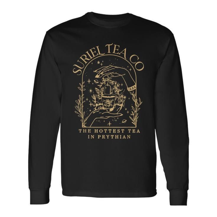 Book Lover Suriel Tea Co The Hottest Tea In Prythian Long Sleeve T-Shirt