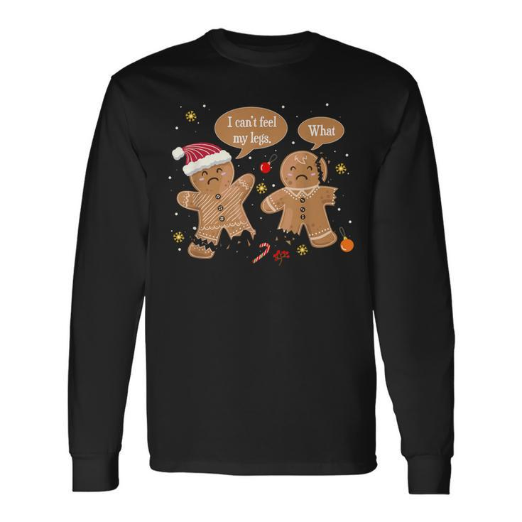 Christmas Cookie Gingerbread Oh Snap Baking Team Baker Long Sleeve T-Shirt
