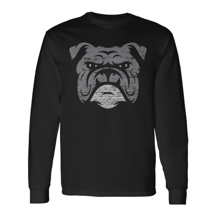 Cool Bulldog Dog Lover Long Sleeve T-Shirt