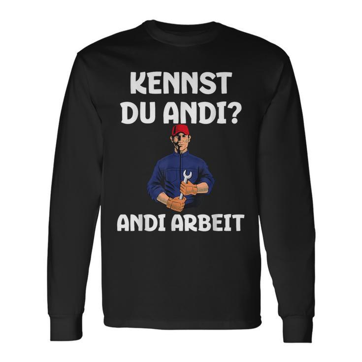 Craftsman Kennst Du Andi Andi Work Langarmshirts Geschenkideen